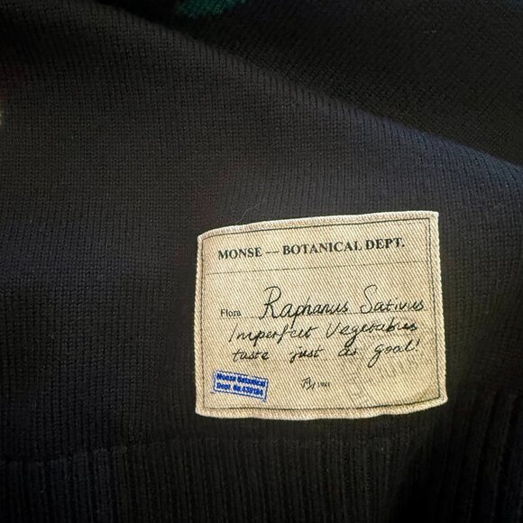 Oversized MOMSE fine merino wool sweater Size M/L NEW - Picture 8 of 9